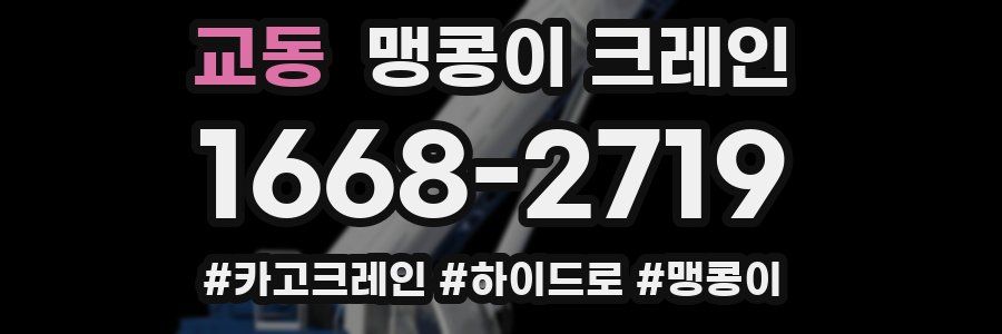 교동 맹콩이 크레인