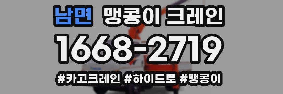 남면 맹콩이 크레인