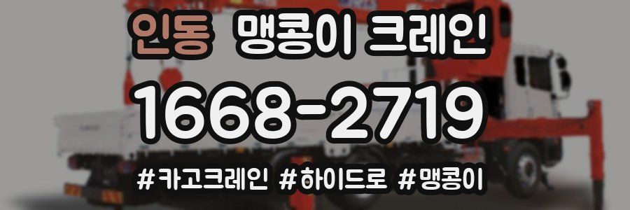 인동 맹콩이 크레인