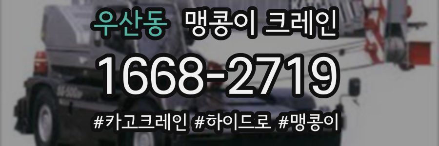 우산동 맹콩이 크레인