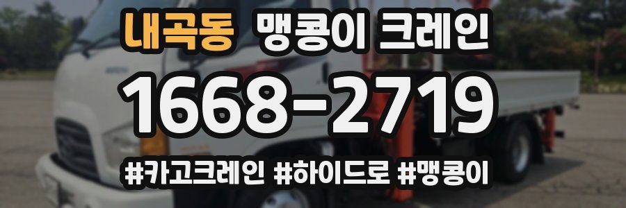 내곡동 맹콩이 크레인