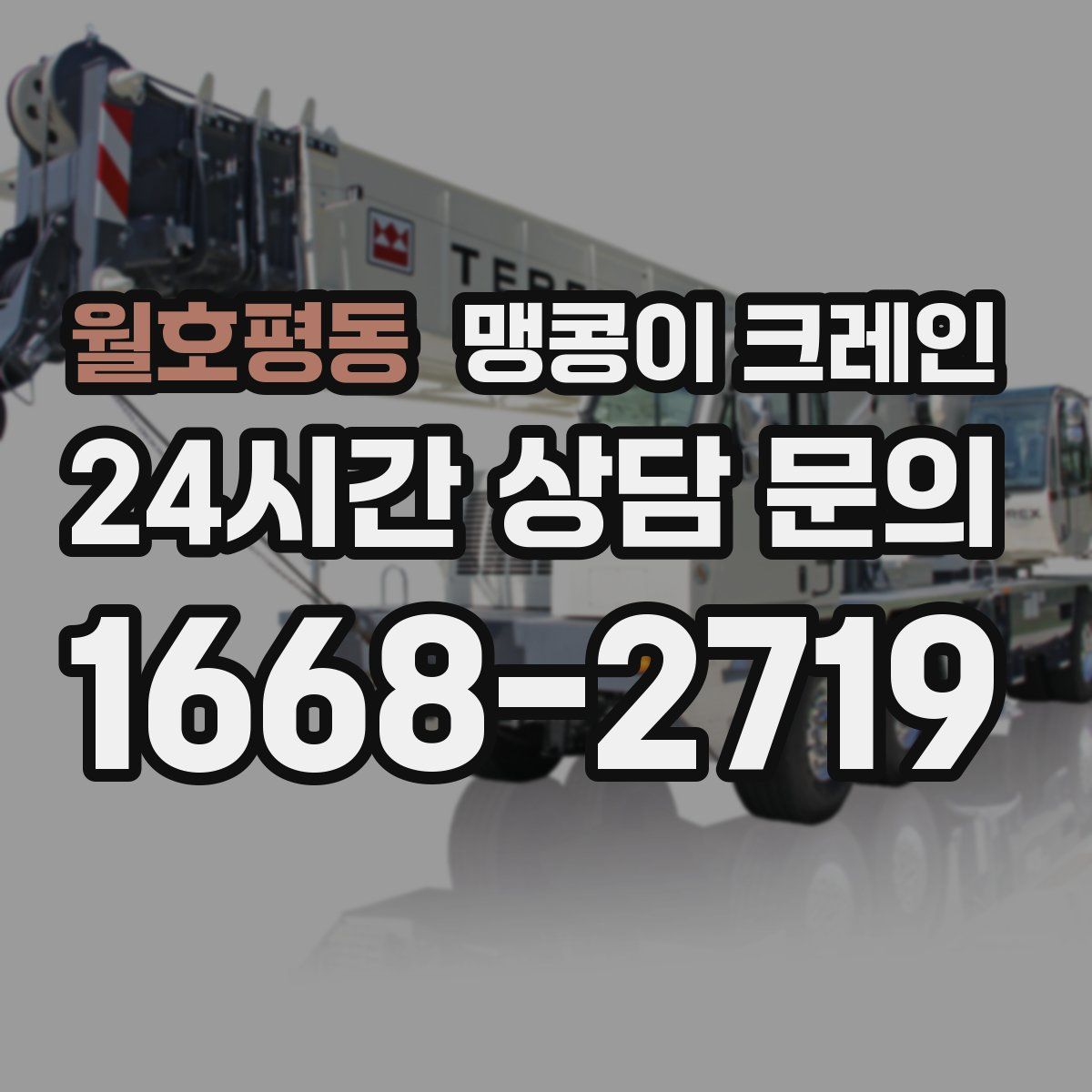 월호평동 맹콩이 크레인