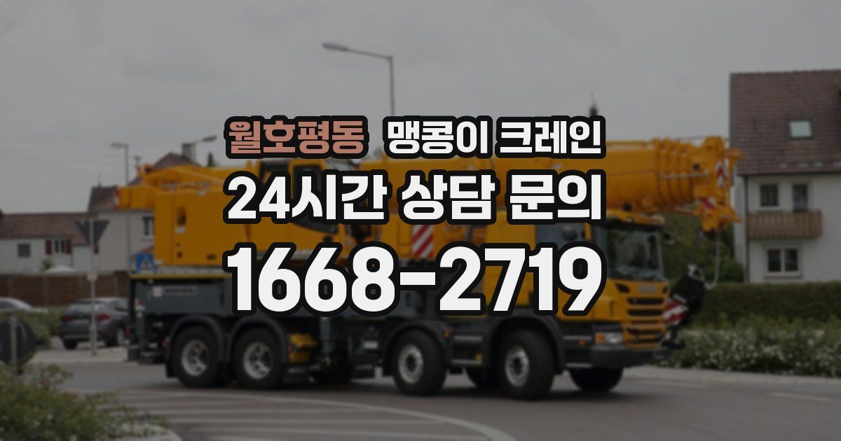 월호평동 맹콩이 크레인