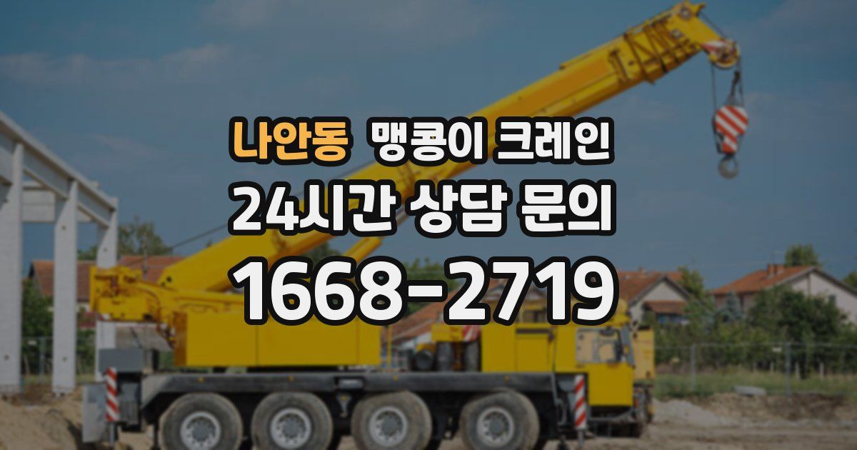 나안동 맹콩이 크레인