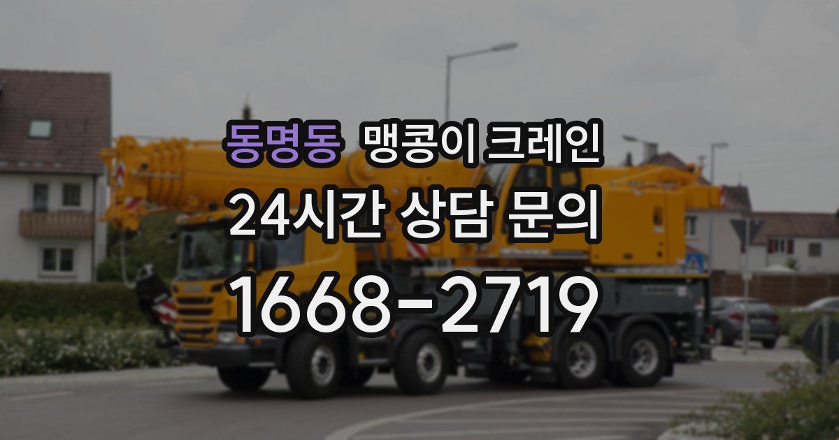 동명동 맹콩이 크레인