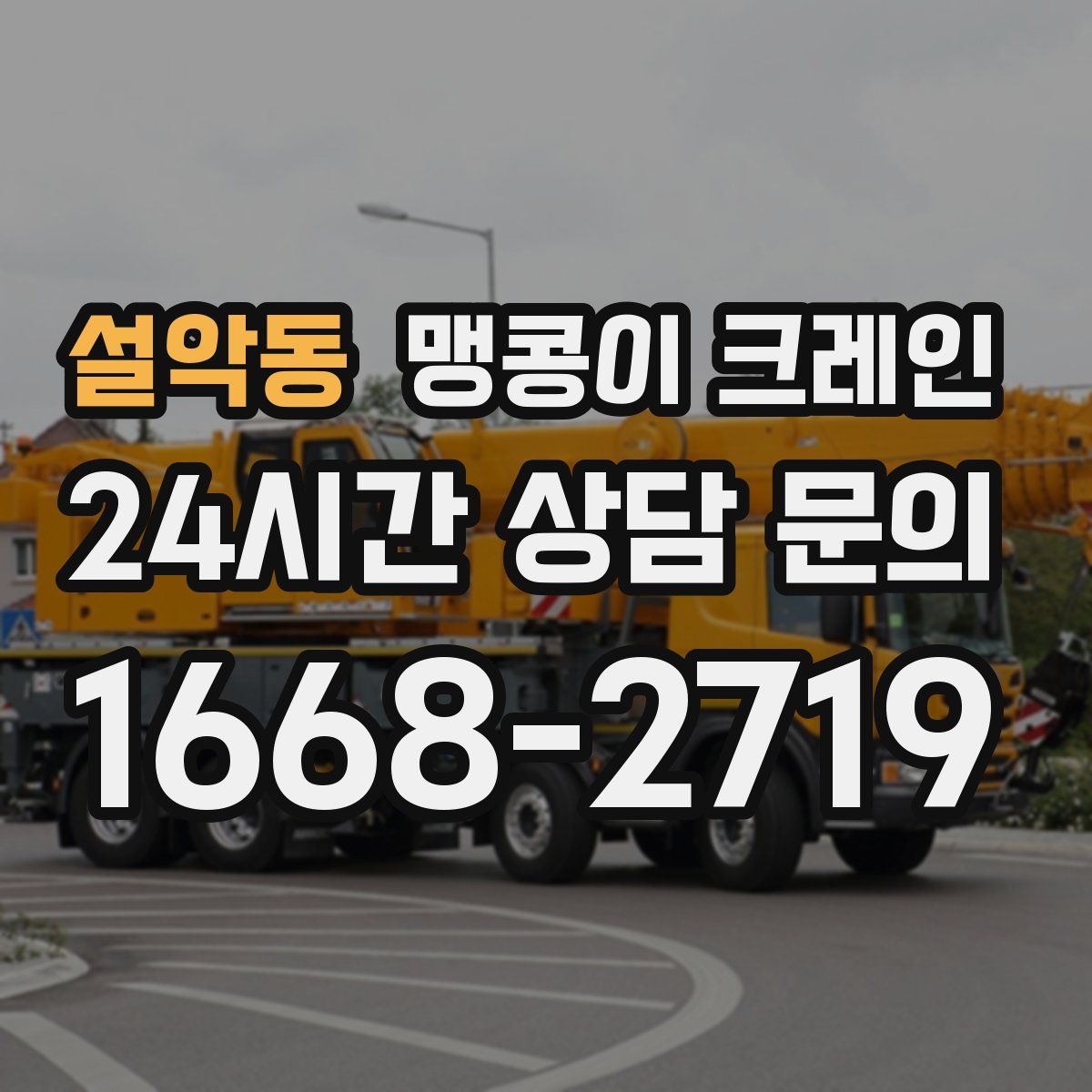 설악동 맹콩이 크레인