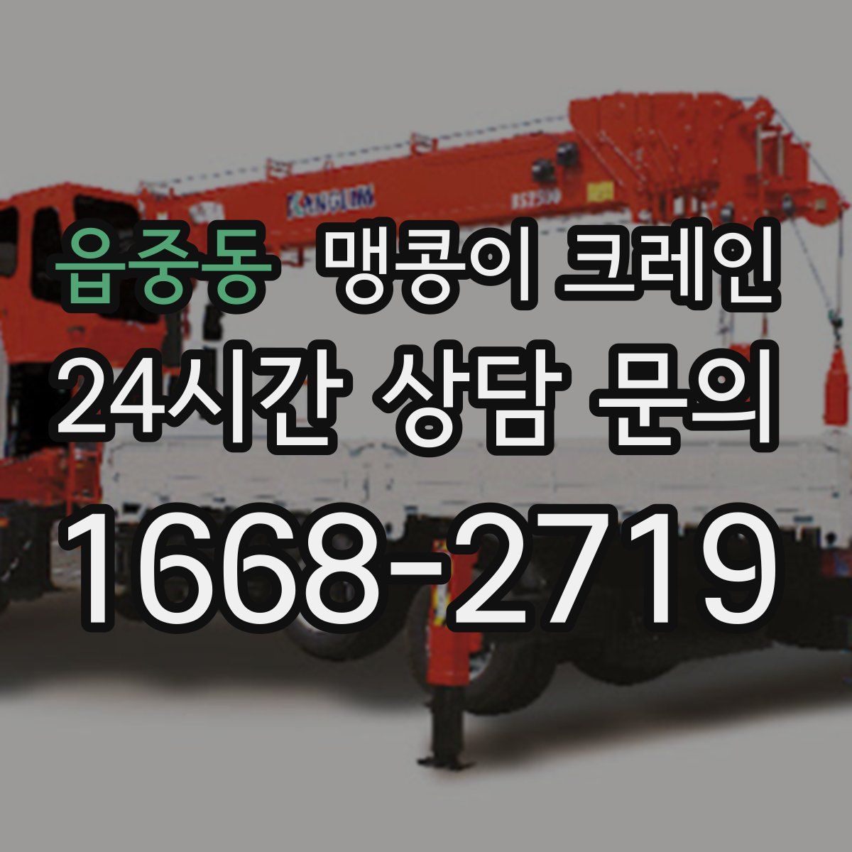 읍중동 맹콩이 크레인