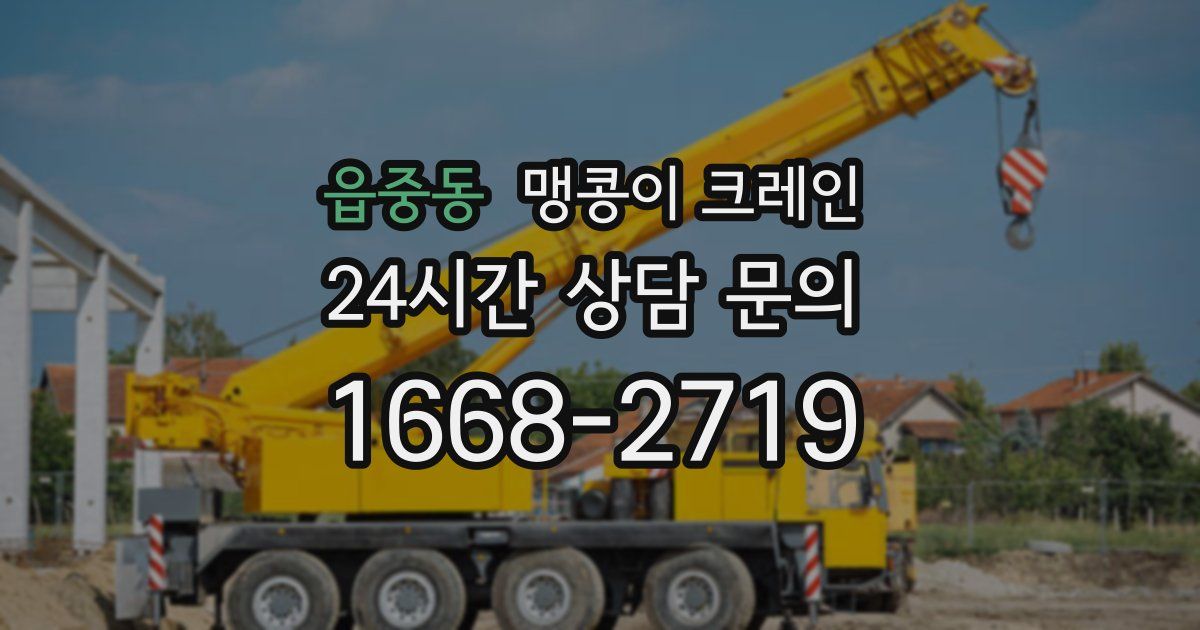 읍중동 맹콩이 크레인