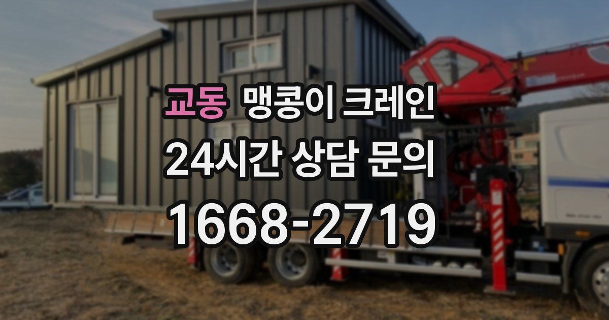 교동 맹콩이 크레인