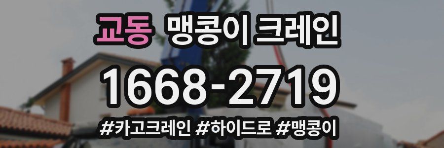 교동 맹콩이 크레인