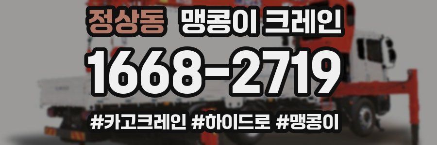 정상동 맹콩이 크레인