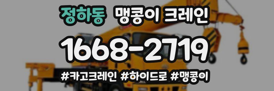 정하동 맹콩이 크레인