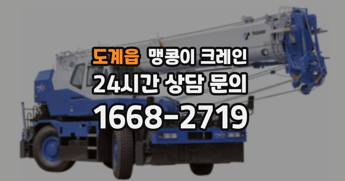 도계읍 맹콩이 크레인