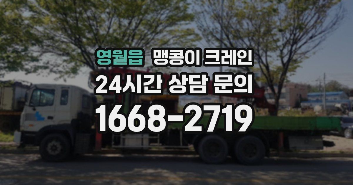 영월읍 맹콩이 크레인