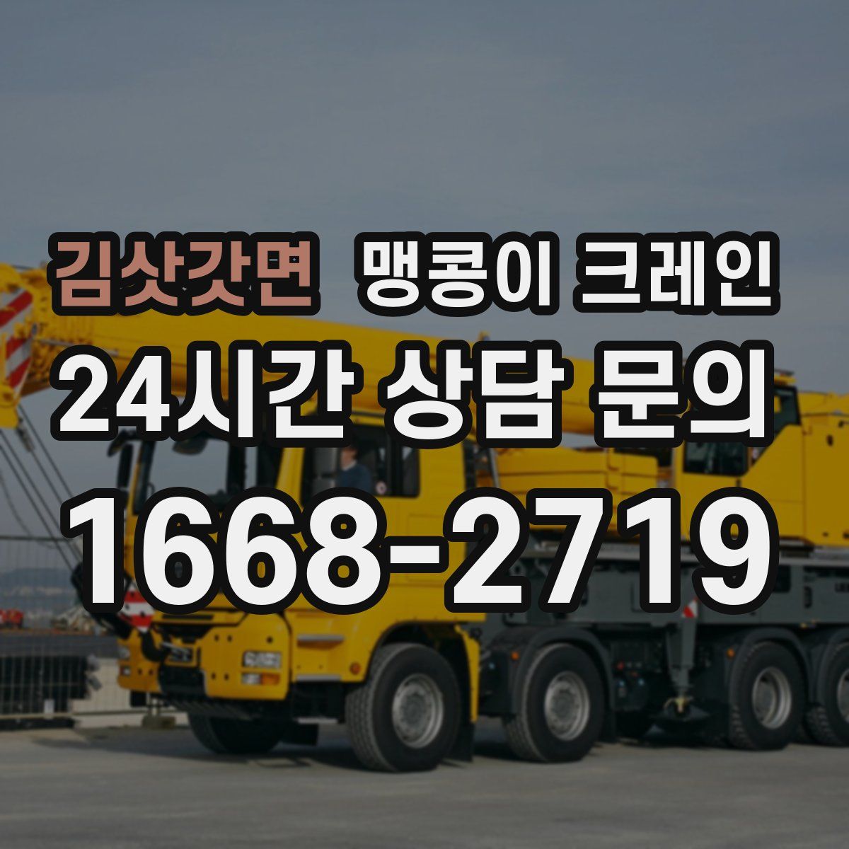 김삿갓면 맹콩이 크레인