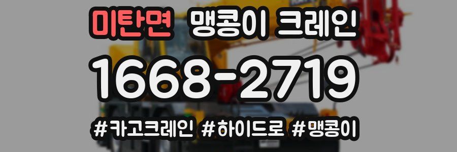 미탄면 맹콩이 크레인