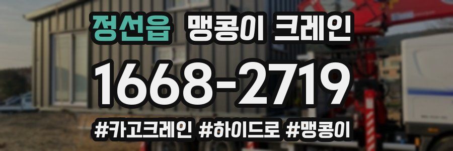 정선읍 맹콩이 크레인