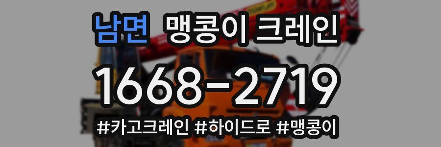 남면 맹콩이 크레인