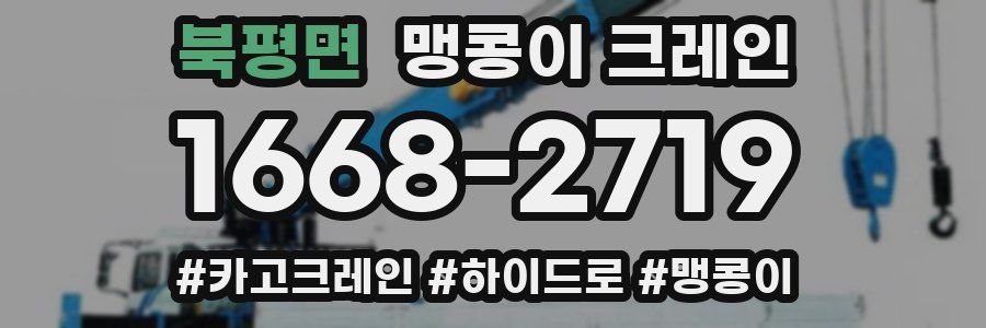 북평면 맹콩이 크레인