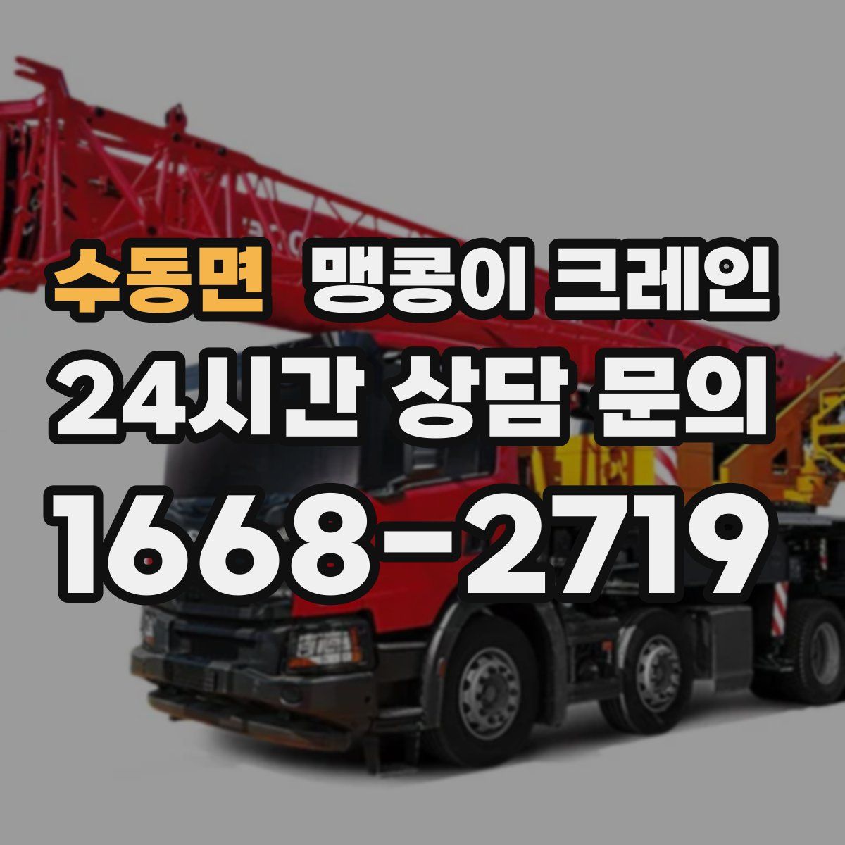 수동면 맹콩이 크레인