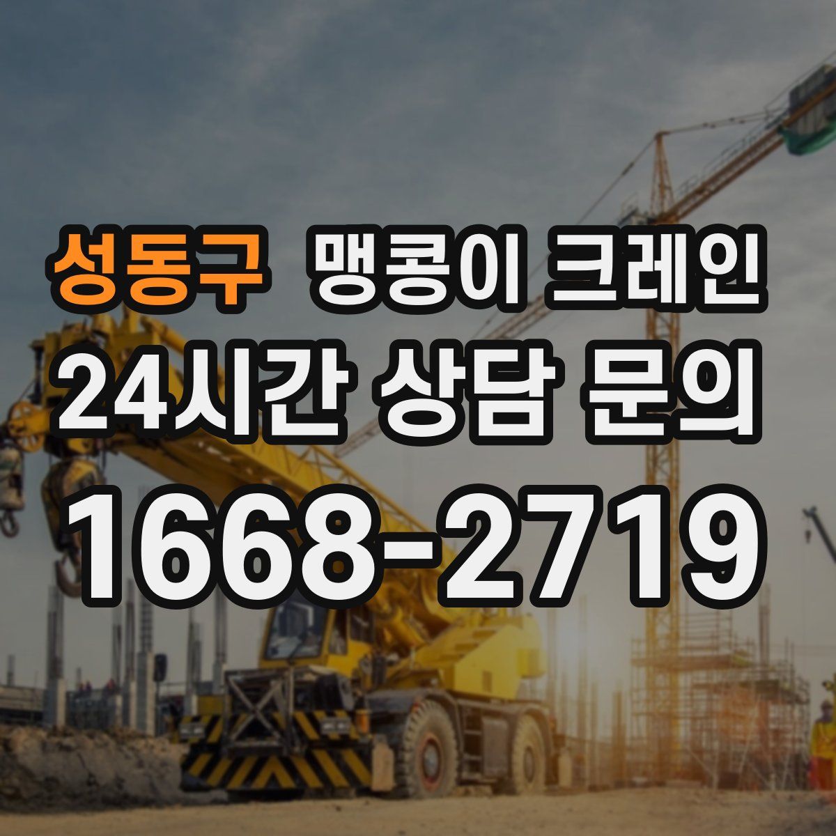 성동구 맹콩이 크레인