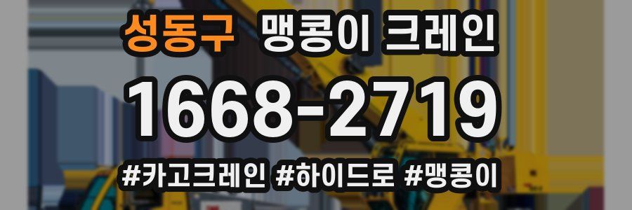 성동구 맹콩이 크레인