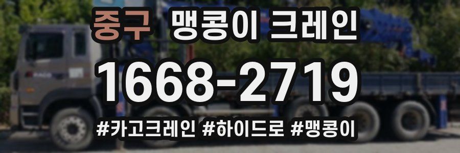 중구 맹콩이 크레인