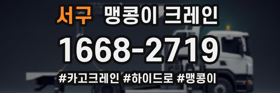 서구 맹콩이 크레인