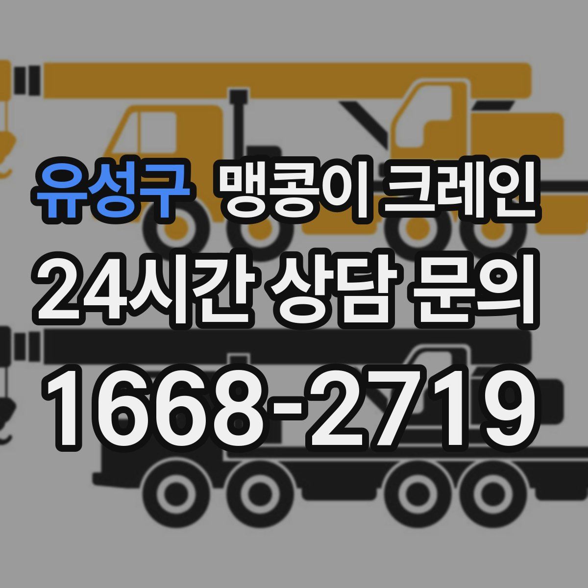 유성구 맹콩이 크레인