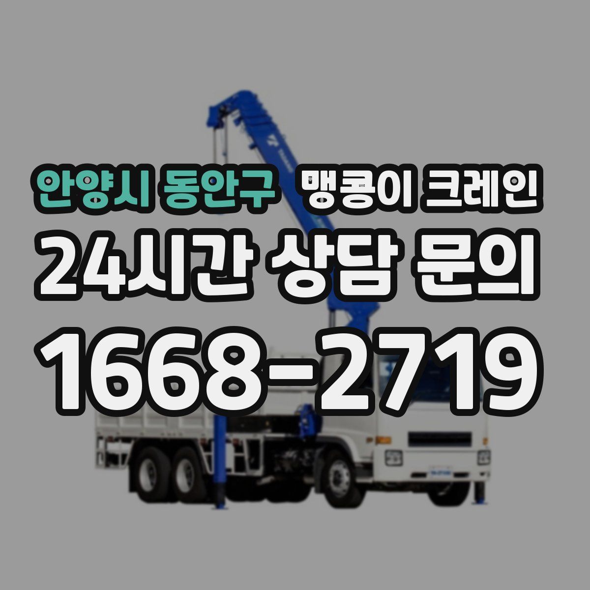 안양시 동안구 맹콩이 크레인