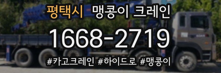 평택시 맹콩이 크레인