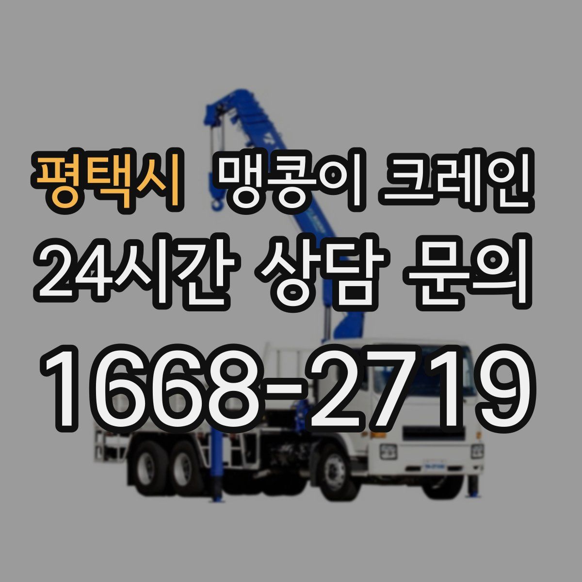 평택시 맹콩이 크레인