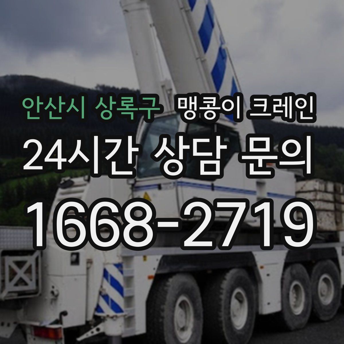 안산시 상록구 맹콩이 크레인