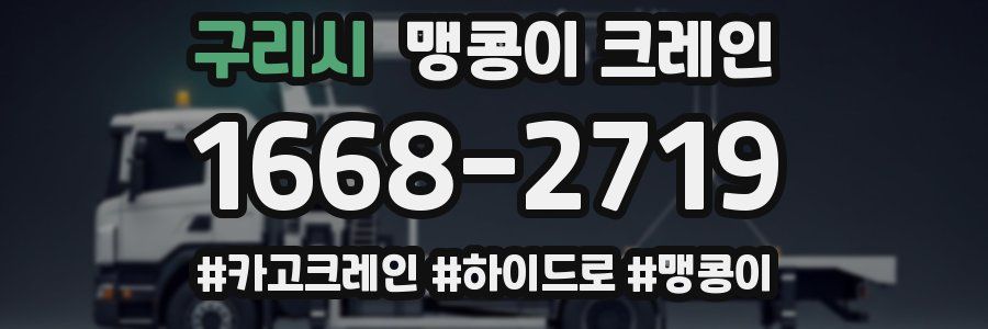 구리시 맹콩이 크레인