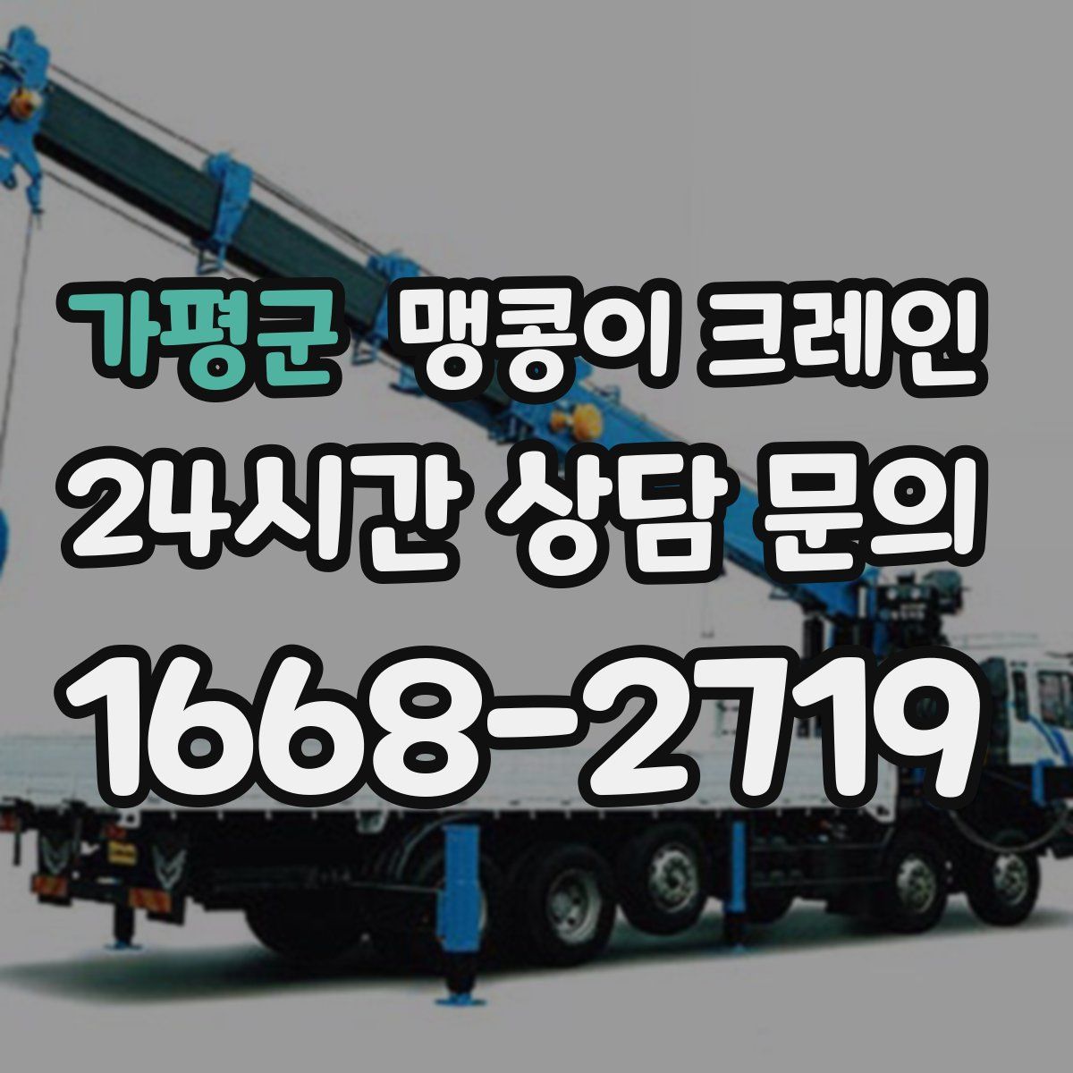 가평군 맹콩이 크레인