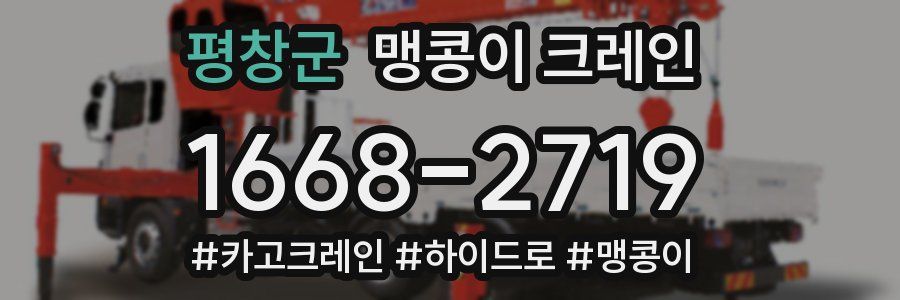 평창군 맹콩이 크레인