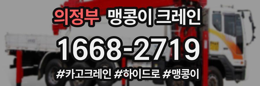 의정부 맹콩이 크레인