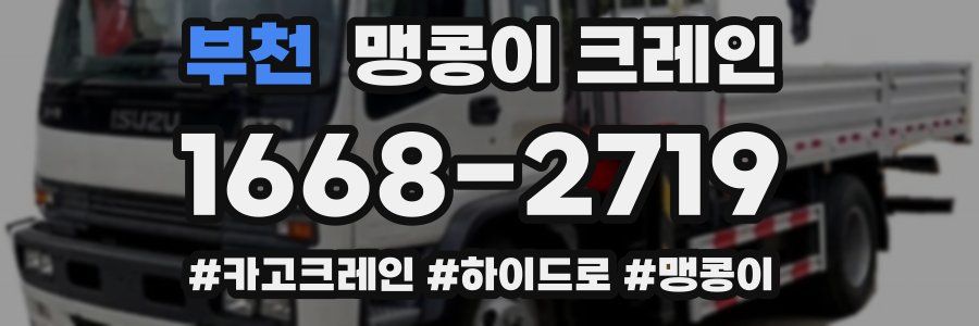 부천 맹콩이 크레인