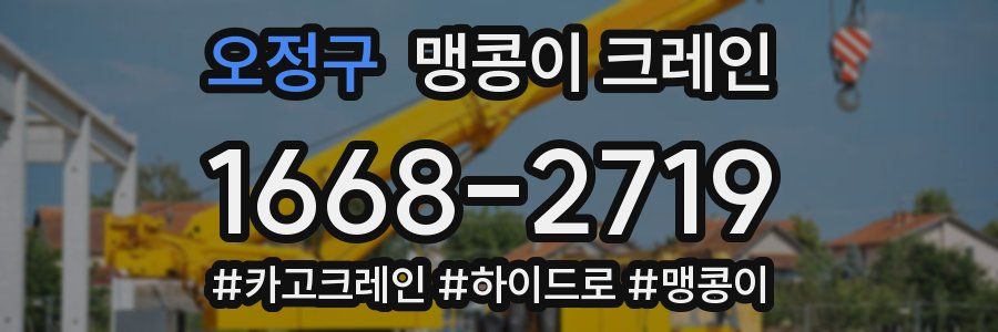 오정구 맹콩이 크레인