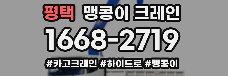 평택 맹콩이 크레인