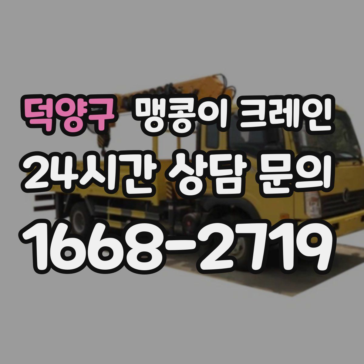 덕양구 맹콩이 크레인