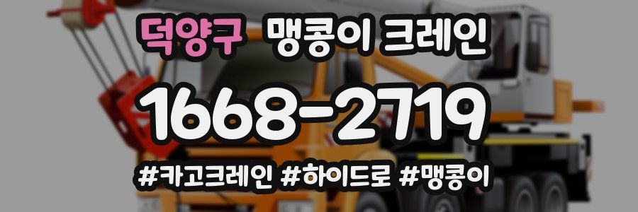 덕양구 맹콩이 크레인