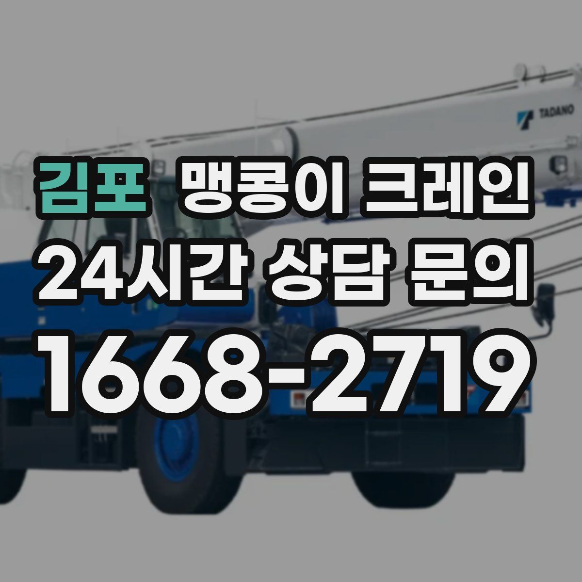 김포 맹콩이 크레인