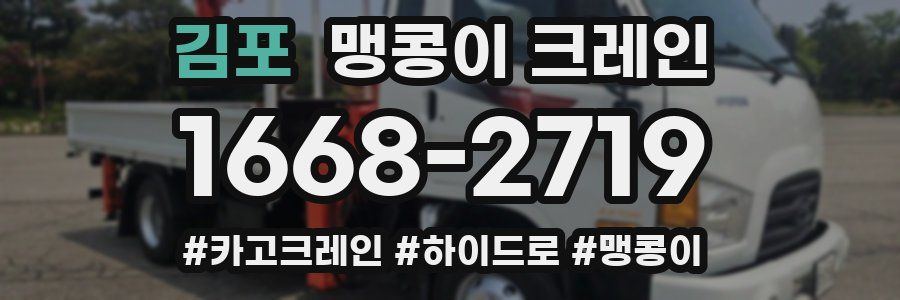 김포 맹콩이 크레인