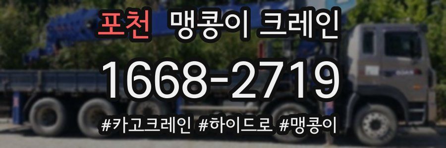 포천 맹콩이 크레인