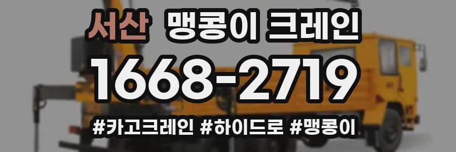 서산 맹콩이 크레인