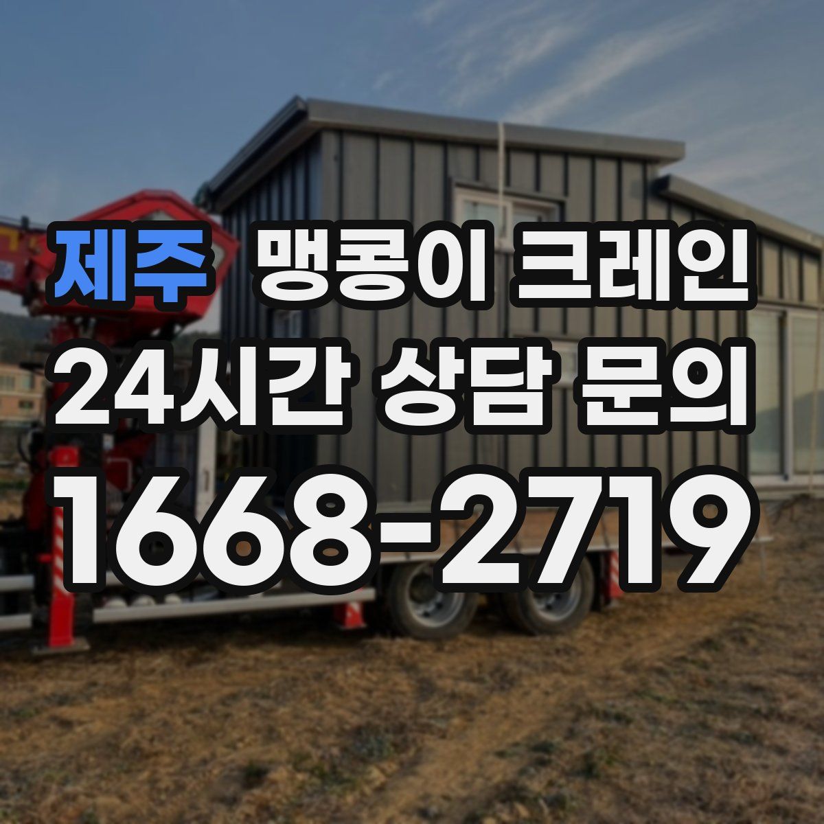 제주 맹콩이 크레인