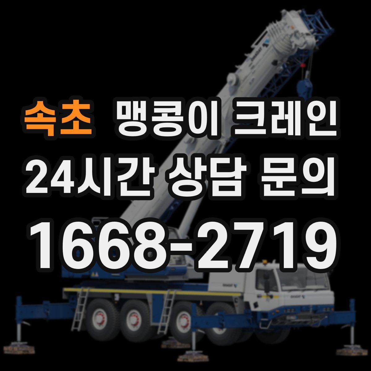 속초 맹콩이 크레인