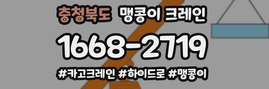 충청북도 맹콩이 크레인