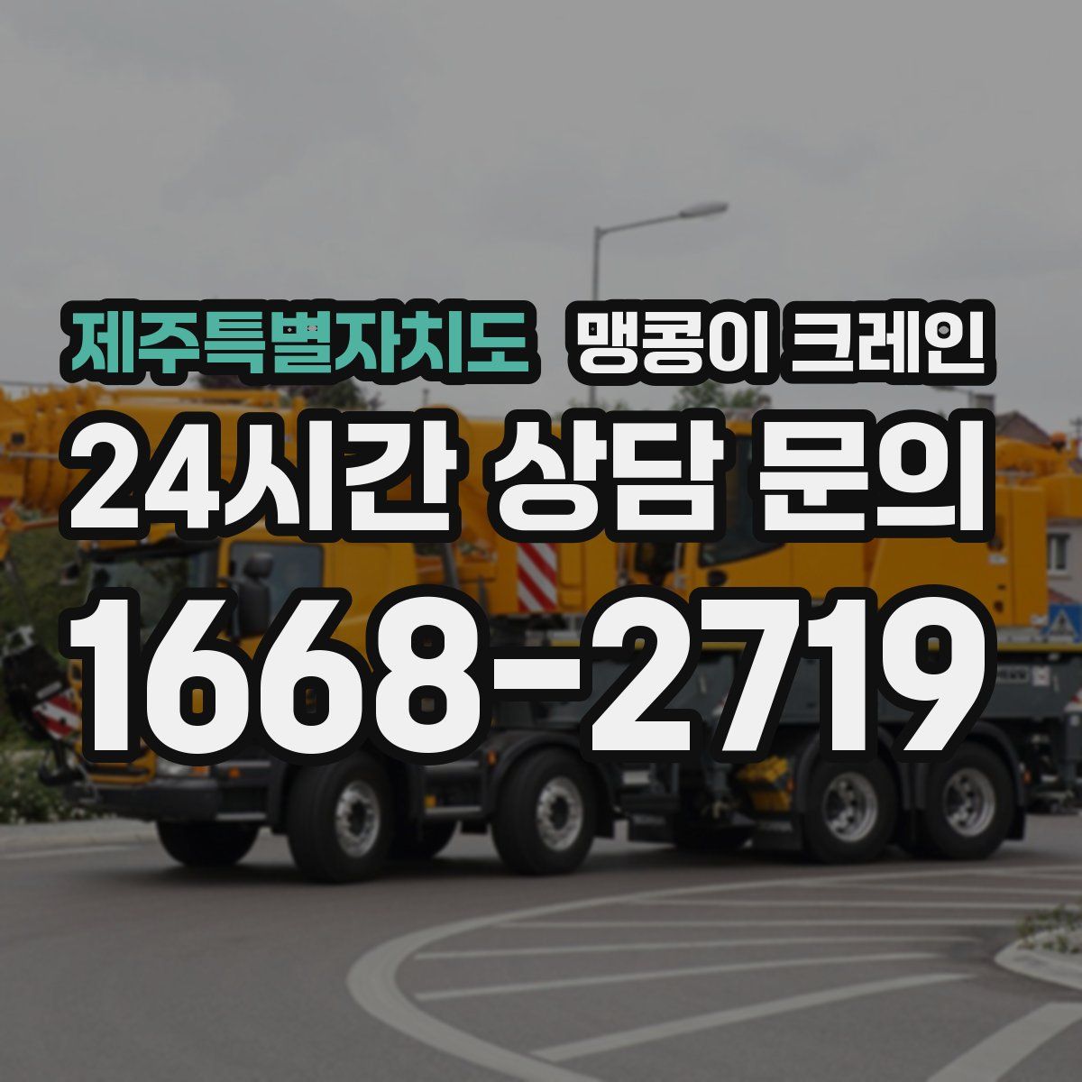 제주특별자치도 맹콩이 크레인